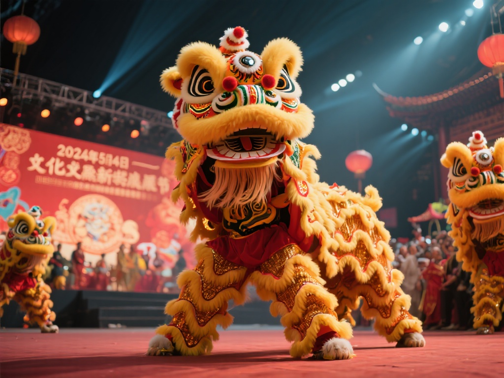 20250504传统舞狮艺术盛典隆重上演